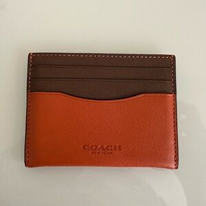 NWOT Coach Men’s Card Wallet